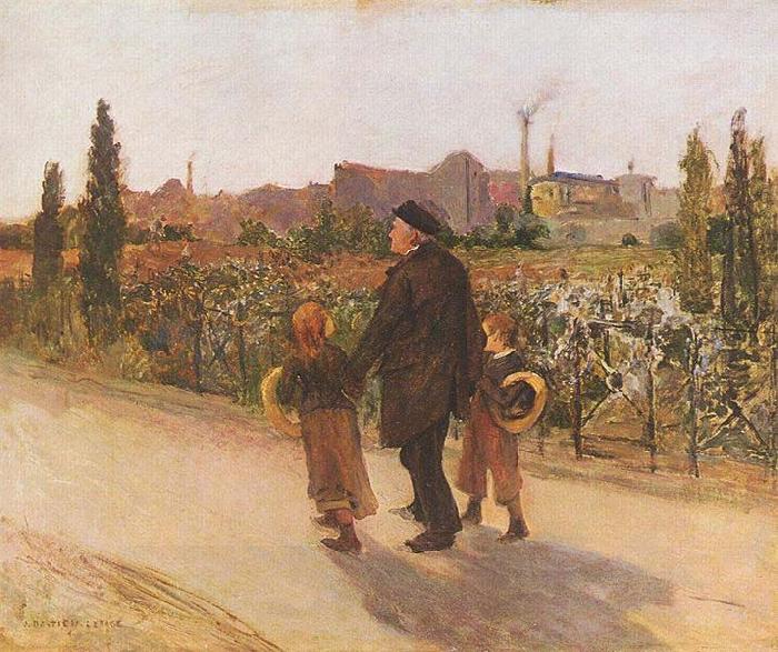 Jules Bastien-Lepage All Souls' Day China oil painting art